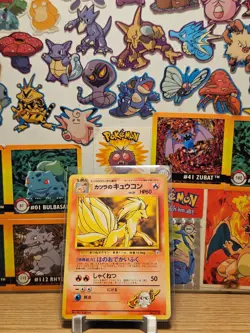 Blaine’s Ninetails Pokemon Card Japanese No.038 Gym Challenge- light played - Image 1