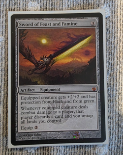 Sword of Feast and Famine MTG - Image 1