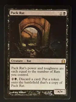 MTG - Pack Rat - NM - Return to Ravnica #73 - RARE - EN - REG - Image 1