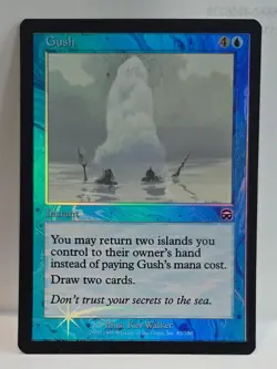 FOIL GUSH NM UNPLAYED MERCADIAN MASQUES MTG MAGIC GATHERING (M19) - Image 1