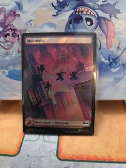 Mountain - Surge Foil - TMNT Full Art Land, Magic the Gathering - Image 1