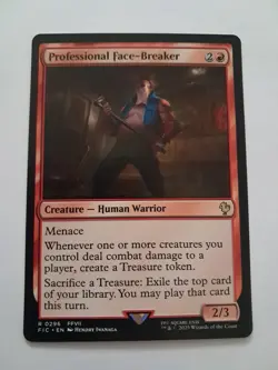 Professional Face-Breaker NM FINAL FANTASY VII FFVII Magic the Gathering MTG - Image 1