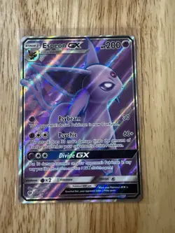 Espeon GX (Full Art) 140/149 Sun & Moon Base Set Holo Ultra Rare Pokemon TCG - Image 1