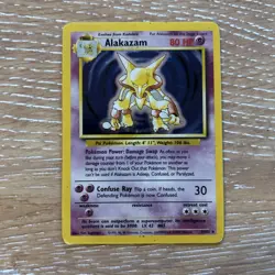 Pokemon TCG Alakazam base set 1/102 - Image 1