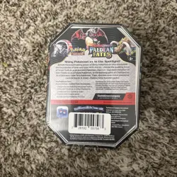 Pokemon Paldean Fates Great Tusk ex Tin (4 Packs) New Sealed English NEW SEALED - Image 4