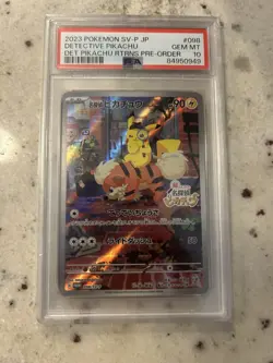 2023 Pokemon Detective Pikachu Returns Promo Japanese PSA 10 - Image 1