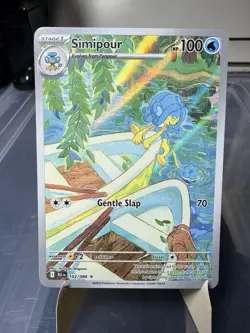 2025 Pokemon SV Black Bolt Simipour Illustration Rare #102/086 - Image 1