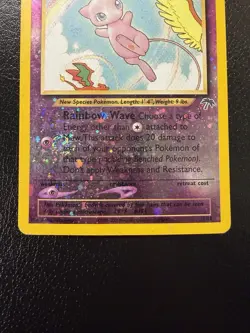 Pokemon TCG Mew 1/18 Southern Islands English Reverse Holo With Swirl 🌀 MP - Image 3