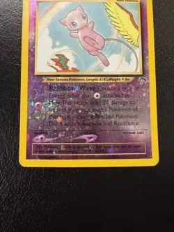 Pokemon TCG Mew 1/18 Southern Islands English Reverse Holo With Swirl 🌀 MP - Image 4