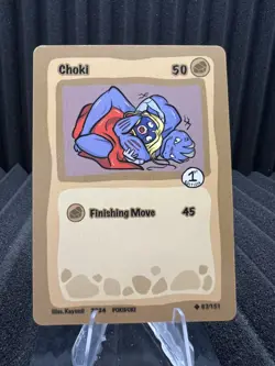 Choki (Machoke) 67/151 - Pokidoki First Edition Fan Art - Pokemon - Image 1