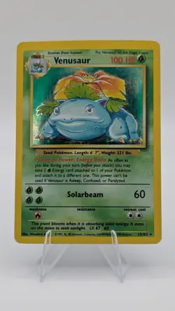 Venusaur 015/102 Base Set Holo: Pokemon TCG - Image 1