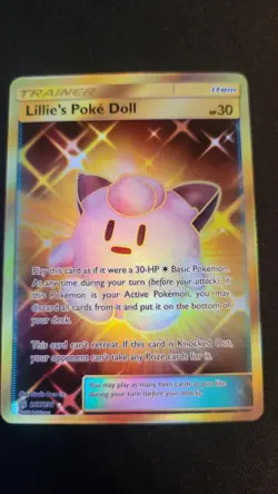 Lillie's Poke Doll 267/236 Secret Rare Pokemon TCG Cosmic Eclipse - Image 1