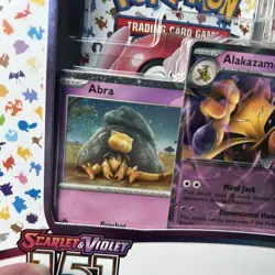 Pokemon TCG: Scarlet & Violet-151 Alakazam ex Collection Booster Box 820650855269 - Image 2