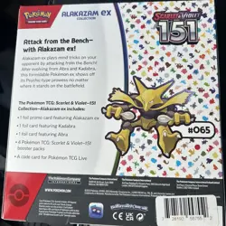 Pokemon TCG: Scarlet & Violet-151 Alakazam ex Collection Booster Box 820650855269 - Image 5