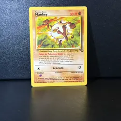 Italian! Mankey 55/64 - 1999 Pokemon Jungle 1st Edition - NM Near Mint p1 - Image 1