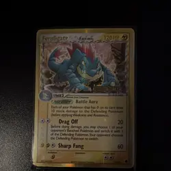 Pokemon Feraligatr Delta Species 2/101 Dragon Frontiers 120 HP Reverse Holo Rare - Image 1