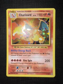 2016 Pokemon XY Evolutions Charizard 11/108 HOLO - Image 3