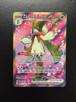 Pokemon TCG - Meowscarada ex - Paldea Evolved 231/193 Ultra Rare Full Art Holo - Image 1