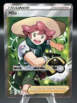 Pokemon TCG Milo TG27/TG30 Astral Radiance Trainer Gallery Full Art Holo - Image 1