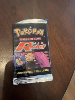 Pokemon TCG Team Rocket Booster Pack Jessie & James Art Sealed - Image 1