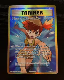 Misty’s Determination 108/108 Evolutions Full Art Trainer Holo NM Pokemon - Image 1