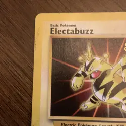 Pokemon TCG Electabuzz Promo Black Star #2 Heavy Play - Image 3