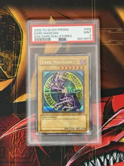 Yu-Gi-Oh! 2002 Promo DDS-Dark Duel Stories #002 Dark Magician PSA 9 - Image 1