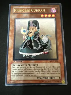 Yugioh! SOI-EN028 Princess Curran 1st Edition Ultimate Rare Near Mint - Image 2