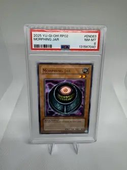 Yugioh 2025 morphing jar PSA 8 Rp02 - Image 1