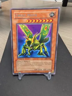 Yu-Gi-Oh! TCG Great Moth Metal Raiders MRD-070 1st Edition Rare - Image 1