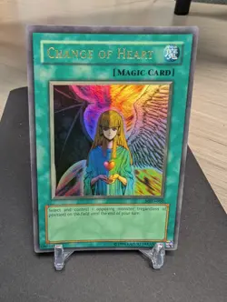 Yu-Gi-Oh! TCG Change of Heart Metal Raiders MRD-E060 Unlimited Ultra Rare - Image 1