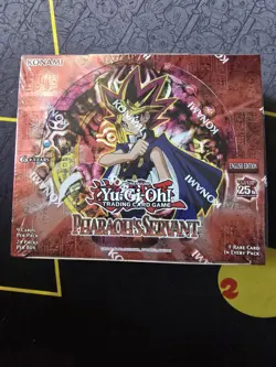 YuGiOh Pharaoh’s Servant 25th Anniversary Booster Box New Sealed - Slight Dent - Image 1