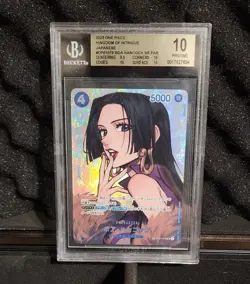 2023 Japanese One Piece OP04 Boa Hancock SP Alt Art OP01-078 BGS 10 PRISTINE - Image 1