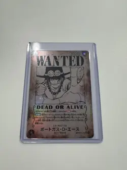 Portgas.D. Ace OP13-119 SEC SP Wanted Japanese One Piece Carrying on His Will NM - Image 1