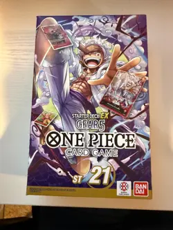 ONE PIECE TCG: GEAR5 STARTER DECK EX 21 (ST-21) FACTORY SEALED ENGLISH - Image 1