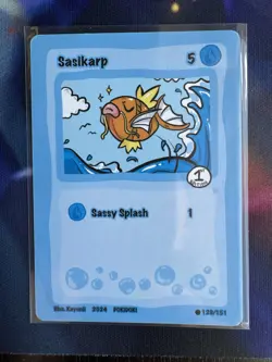 Poki Doki Magikarp Pokemon Card 1st Edition - Image 1