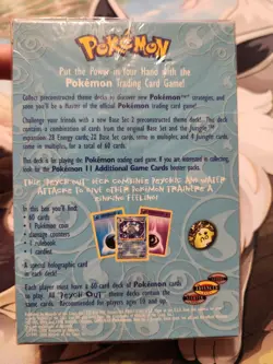 SEALED Wizards of the Coast Pokemon Psych Out Theme Deck Base Set 2 - 60 Cards - Image 2