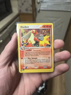 Pokemon TCG Blaziken Holo Rare Card 3/109 Ruby and Sapphire LP+ Very Clean - Image 1