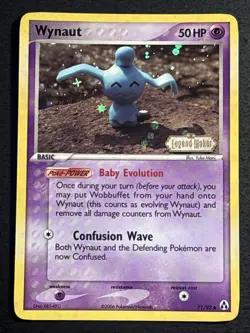 Wynaut 71/92 Pokemon TCG Legend Maker Reverse Holo Foil Stamped Card LP - Image 1