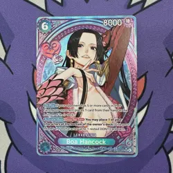 Bandai Boa Hancock SP EB03-026 Foil 8000 Power One Piece Heroines Edition Card - Image 1