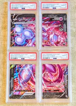 PSA 10 Mewtwo V-UNION ENGLISH [Set of 4] SWSH: Sword & Shield Promo Card PSA 10 - Image 1