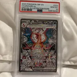2023 Pokemon OBF en Charizard EX Special Illustration Rare Card #223 - PSA 10 - Image 1
