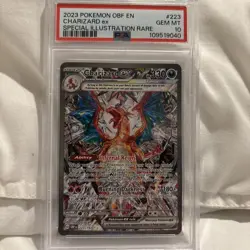 2023 Pokemon OBF en Charizard EX Special Illustration Rare Card #223 - PSA 10 - Image 2