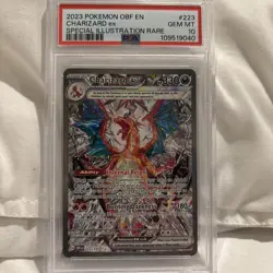 2023 Pokemon OBF en Charizard EX Special Illustration Rare Card #223 - PSA 10 - Image 3