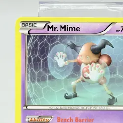 Mr. Mime 47/116 Regular Rare BW Plasma Freeze Pokemon TCG Card MP+ - Image 2