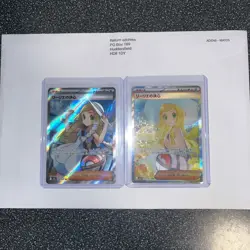 2 Set Lillie's Determination SAR SR 091/063 086/063 M1L Mega Brave Pokemon Card - Image 1