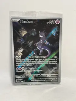 Mewtwo SVP 052 Pokemon Trading Card holographic from the Scarlet & Violet series - Image 1