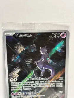 Mewtwo SVP 052 Pokemon Trading Card holographic from the Scarlet & Violet series - Image 3
