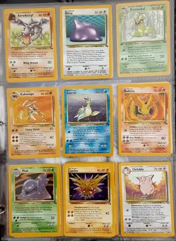 Pokemon TCG Base Set, Fossil, Jungle Vintage Holo & Non Holo Cards - Image 3