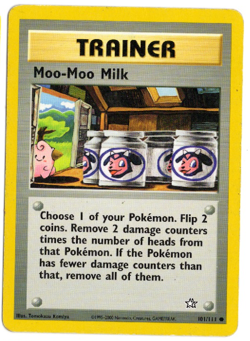 Moo-Moo Milk 101/111 Neo Genesis Pokemon Card - Image 1